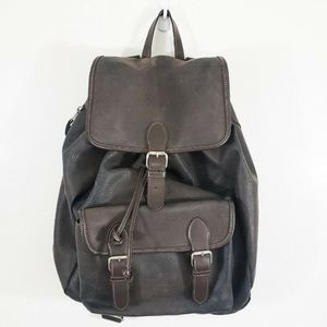 Gap Vintage 90s Pebbled Faux Leather Hobo Backpack